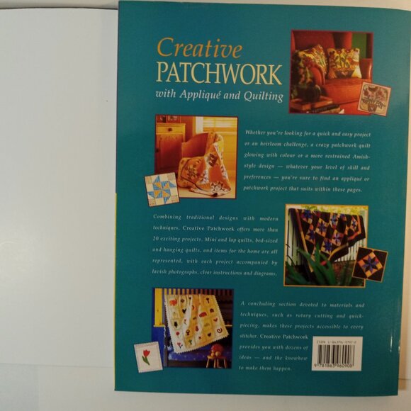 Vintage Creative Patchwork With Applique And Quilting SC Book Patterns Included! - Picture 5 of 9